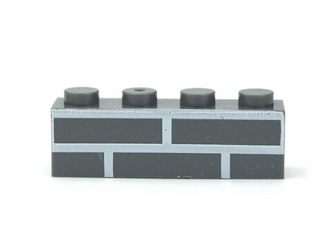 Кирпичик 1X4 Brick детали для конструктора набор 20 шт