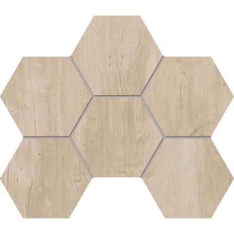 Estima Soft Wood Hexagon SF02 Creamy 25x28.5