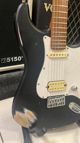 JET JS-800 Relic BK - Электрогитара, Stratocaster, корпус липа, HS, цвет Relic BK