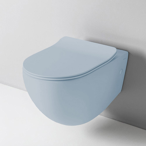 ArtCeram FLV004 65 00 ArtCeram FILE Унитаз подвесной Rimless 36x52 см, цвет pale blue