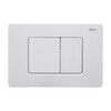 Abber Rechteck AC1201-AC0105-AC0120MW Комплект подвесной унитаз белый с инсталляцией AC0105 и кнопкой AC0120MW белая матовая