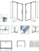 Radaway 380212-71R Espera DWJ неподвижная стенка 550 R хром