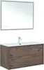 Aquanet 298567 Тумба с раковиной Lino 100 (Flat) Дуб Веллингтон (298567)