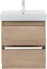 Aquanet 287901 Компл.2 - Тумба Nova Lite 60 2 ящ. цв. дуб крафт (287901)