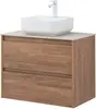 Aquanet 287880 Компл.2 - Тумба Nova Lite 75 2 ящ. цв. дуб шоколадный (287880)