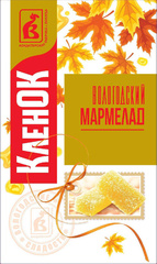 Мармелад ручной работы, с Кленовым сиропом 240 гр.