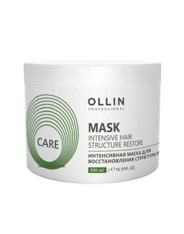 OLLIN care интенсивная маска для восстановления структуры волос 500мл/ restore intensive mask