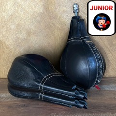 Кожаный чёрный чехол для груши силомера Junior