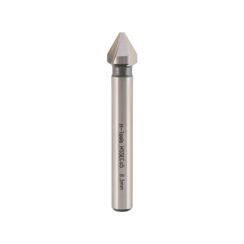 Зенковка ц/х 60° 8,3мм HSSE-Co5 3z DIN334C L50мм d6мм H-Tools 896083EHT