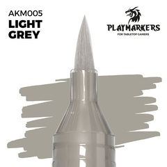 Акриловый маркер с кистью AK Playmarkers Light Grey