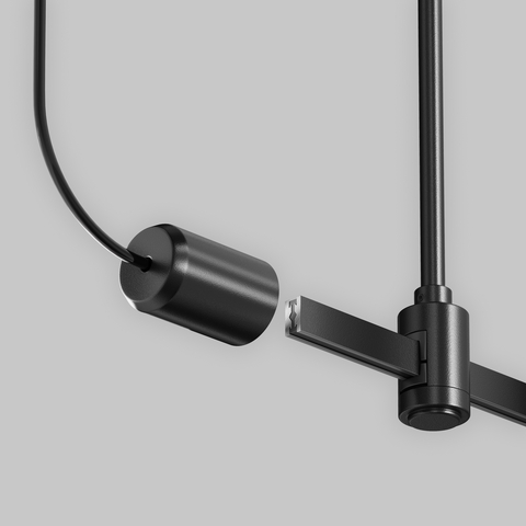 Комплектующие для систем освещения с токоведущими элементами Maytoni Accessories for tracks flarity TRA154C-SB1-B