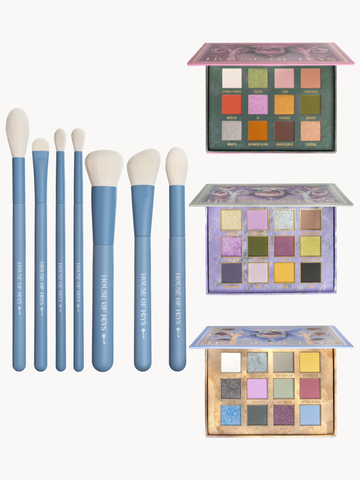 Набор из 7 кистей GRACEFUL BLUE & EYES NEVER LIE часть I & II & III