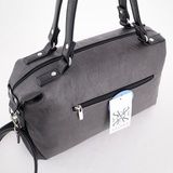 Сумка Саломея 110 македония серый + черный