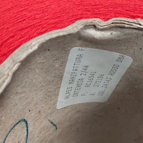 Меринос (50%) с акрилом ALPES ORTENSIA 2/44 красный