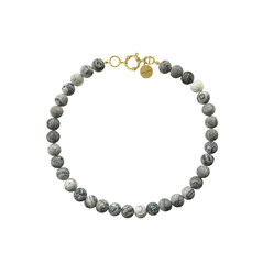 Колье Marble из бусин камня