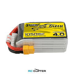 АКБ Gens Ace Tattu R-Line 1050mAh 22.2V 130C 6S Version 4.0 Lipo Battery Pack with XT60 Plug