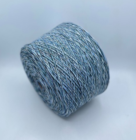 Авторская смотка (пр.Италия) 290м/100гр, Шерсть/Меринос/Полиамид/Вискоза/Кашемир/Полиэстер/Люрекс/Остальный волокна, цвет-Балтика, арт.36495