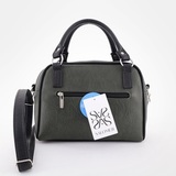 Сумка Саломея 269 македония оливковый + черный