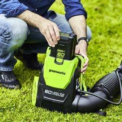 Воздуходувка Greenworks GD60BPB 60V (225 км/ч) ранцевая аккумуляторная , без АКБ и ЗУ