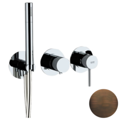 Remer X97D3PWBBR Смеситель для душа Remer X Style X97D3PWBBR, бронза масляная фото