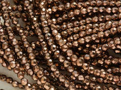 Нить бусин из гематита 4мм, огранка