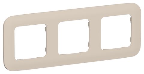 FLITE Рамка 3-мест. РУ-3-А-ФлЛ льн. IEK