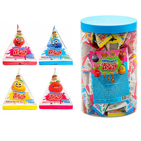 Желе Джелли Велли Пирамида 1кор*12бл*100шт, 10гр