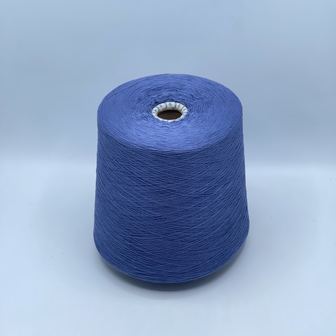 Бобинная пряжа,Cotton combed, 1693м. 100%Хлопок, Васильковый(325), 39183