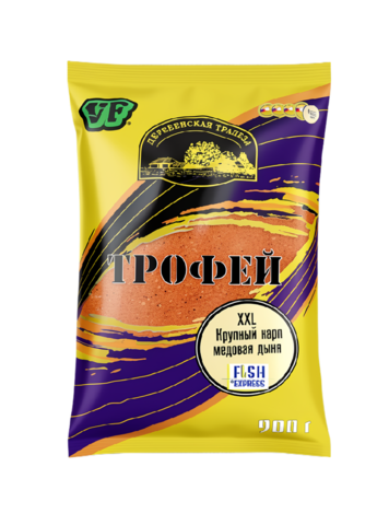 VF XXL Крупный карп медовая дыня  ТРОФЕЙ 0,9кг/10шт/уп цвет прикормки оранжевый