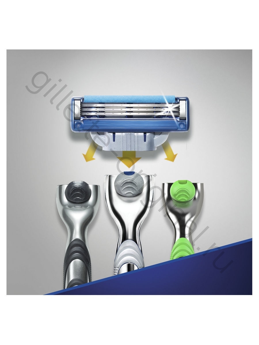 Сменные кассеты для бритья Gillette MACH3 Turbo (12 шт)