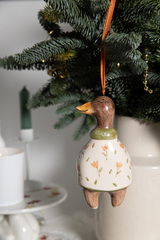Керамическая елочная игрушка 