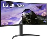 Монитор 34" LG 34WQ60C-B Black (IPS, 3440x1440, HDMI+HDMI+DP, 5 ms, 178°/178°, 300 cd/m, 1000:1, 60Hz, Curved 3800R)