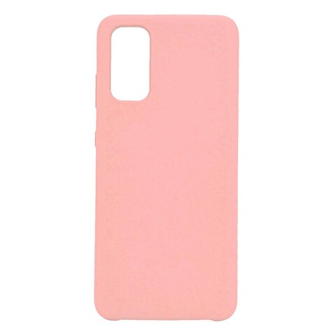 Силиконовый чехол Silicone Cover для Samsung Galaxy Note 20 (Светло-розовый)