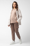 Брюки для беременных 14620 капучино
