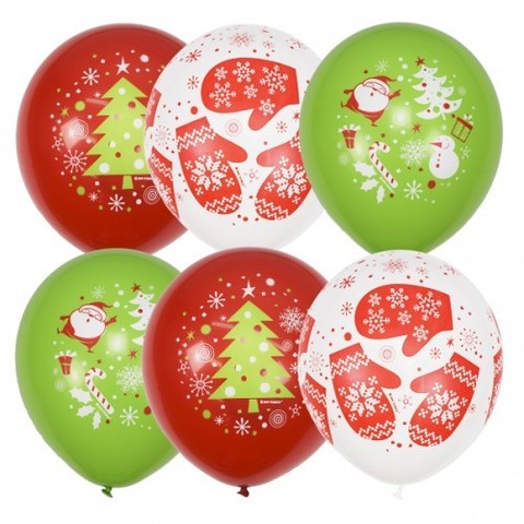 Воздушные шары Новогоднее настроение