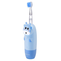 Детская звуковая электрическая зубная щётка Revyline RL 025 Blue голубой (Ревилайн, Ревелайн, для самых маленьких детей)