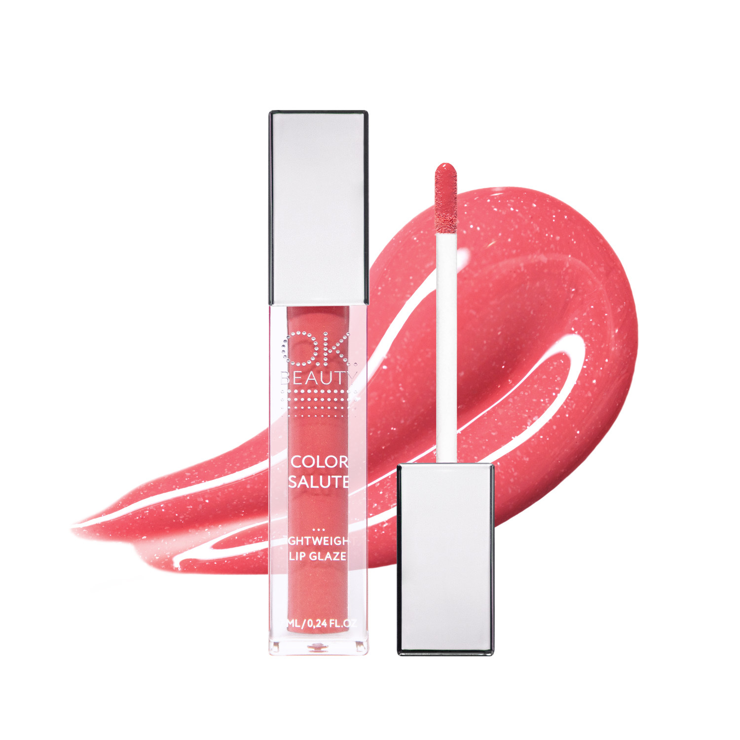 Блеск-глазурь для губ OK BEAUTY COLOR SALUTE LIGHT WEIGHT в оттенке ...