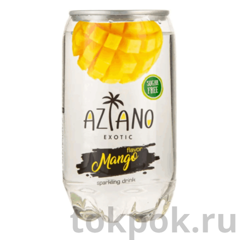 Газированный напиток со вкусом манго Aziano Mango Fruit Sparkling, 350 мл