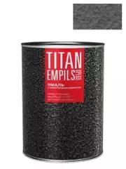 Эмаль для металлических поверхностей Ореол Титан молотковая серебристая