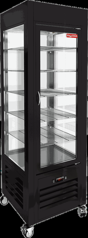 ВИТРИНА КОНДИТ/ВЕРТИКАЛЬНАЯ HICOLD VRC 350 BLACK