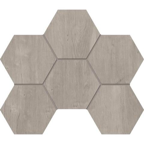 Estima Soft Wood Hexagon SF03 Grey 25x28.5