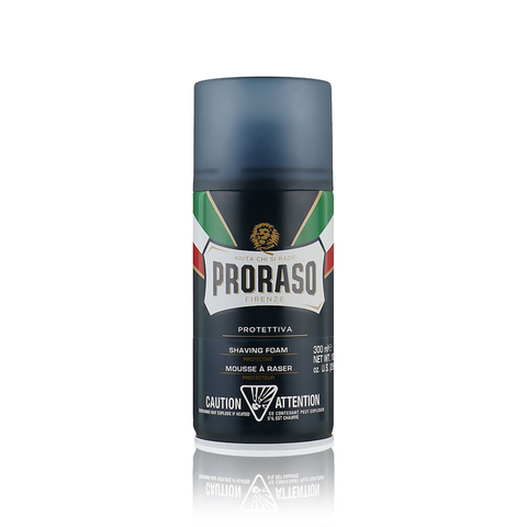 Пена для бритья PRORASO Shaving Foam Защитная  Алоэ и Витамин Е 300 мл