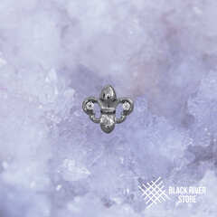 Heraldic Lily Mini Crystal-