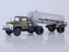 ZIL-130V1 with semitrailer TC-4 khaki-gray 1:43 AutoHistory