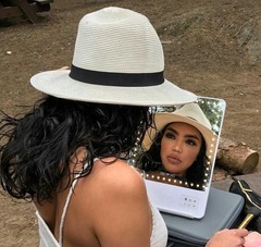 Визажное бьюти-зеркало «Riki Skinny» GLAMCOR