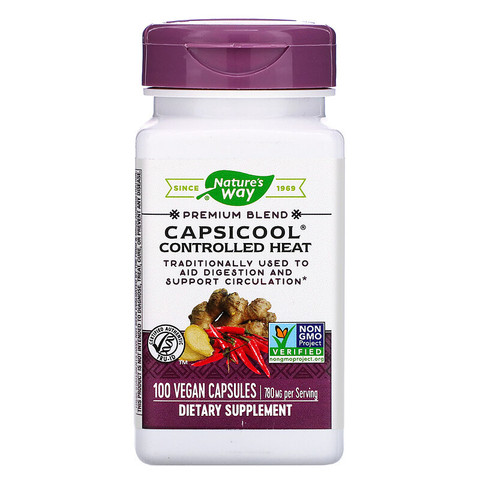Nature's Way, CapsiCool Controlled Heat, 100 Vegan Capsules