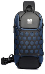 Рюкзак однолямочный Ozuko 9358 Blue - 2