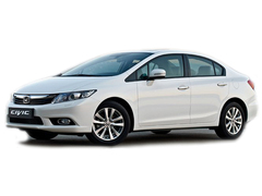Чехлы на Honda Civic седан 2012–2017 г.в.