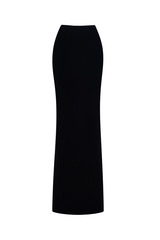 Юбка макси из бархата