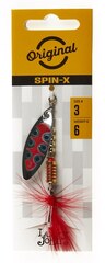 Блесна вращающаяся LUCKY JOHN Spin-X Long №3, 6 г, цвет SX1, арт. LJSL03-SX1